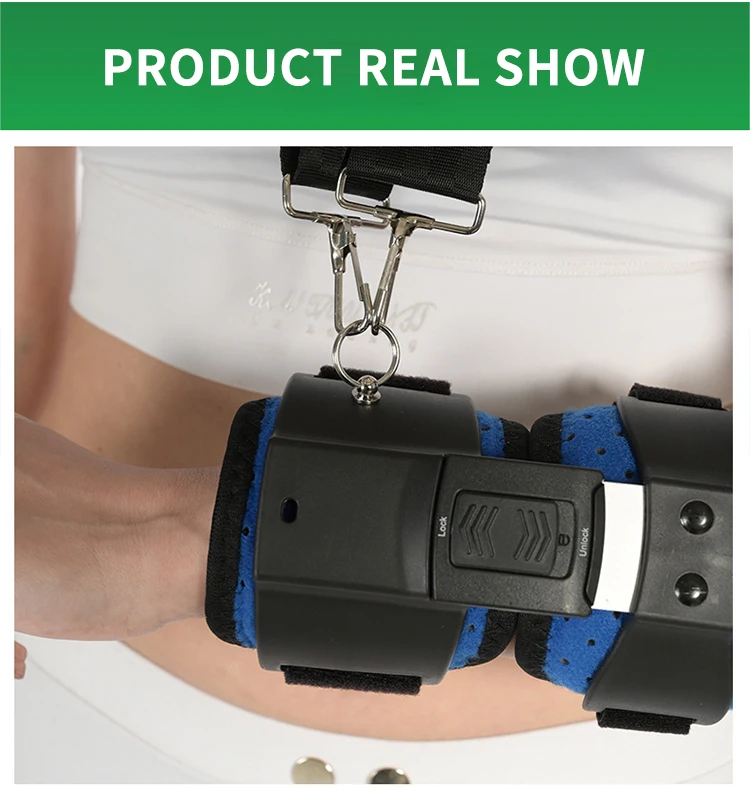 Customizable Elbow Joint Fixation Brace Adjustable Forearm Fracture Protector Arm Sling Made of Durable Rubber for Protection