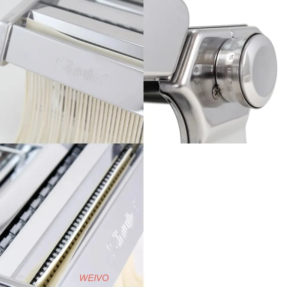 Hot Selling Home Kitchen Stainless Steel Manual Pasta Maker Machine Hand Crank Pastry Roller Spaghetti Noodle Maker for food