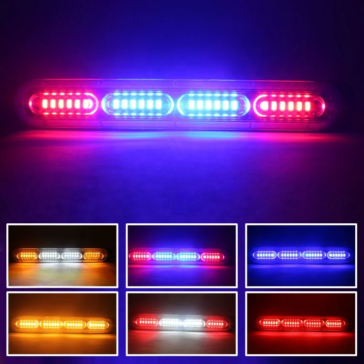 Ultra-thin Strobe Light 24LED Engineering Vehicle Strobe Light Truck/Vehicle 12V24v Body Side Warning Light