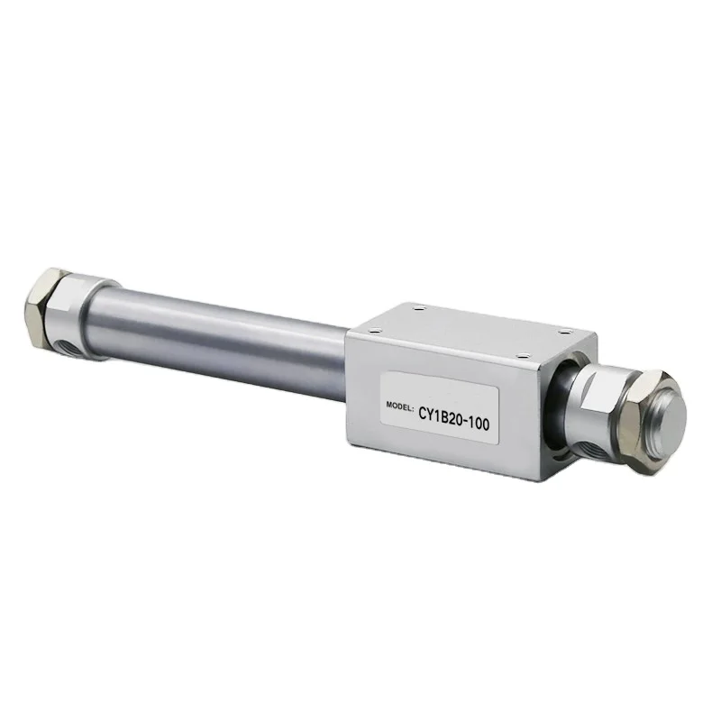 Double Acting Pneumatic Smc Compact Cylinder Mal With Gauge