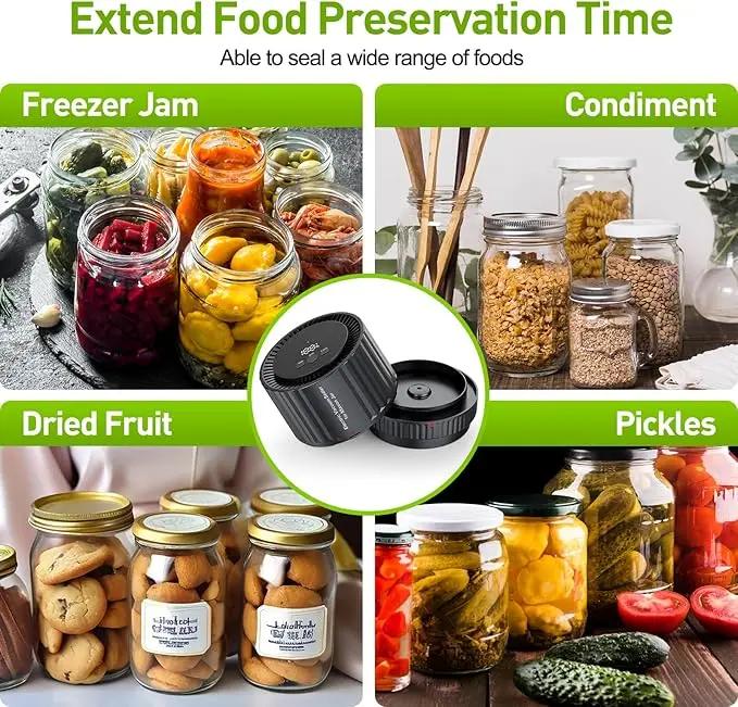 MINI Portable Home Kitchen Electric mason Jar Vacuum Sealer for fresh food storage