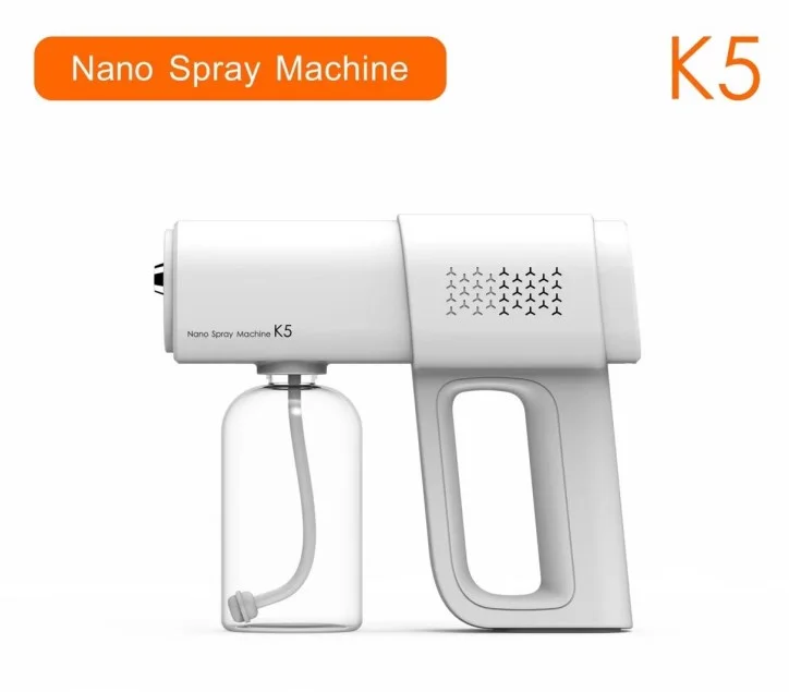 Alcohol Disinfecting Handheld Cordless Adjustable elect Battery Rechargeable Sanitization disinfection spray gun For