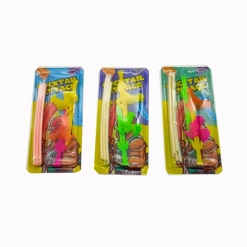 New Arrival CC Stick Sour Taste Cocktail Flavor Candy with Roster and Sword Toy