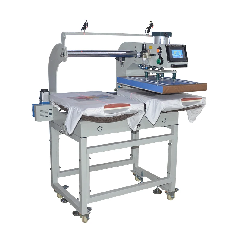 USA market 110V auto heat press machine 16x20in t shirts DTF film transfer flat bed easy operate 40x50cm air force