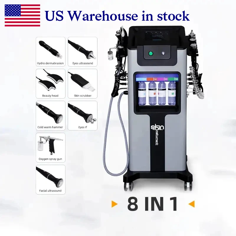 S.W Beauty Machine 8-in-1 Hydrogen Facial Hydra Peeling Machine Hidra Bubble Dermabrasion Other Home Use Beauty Equipment