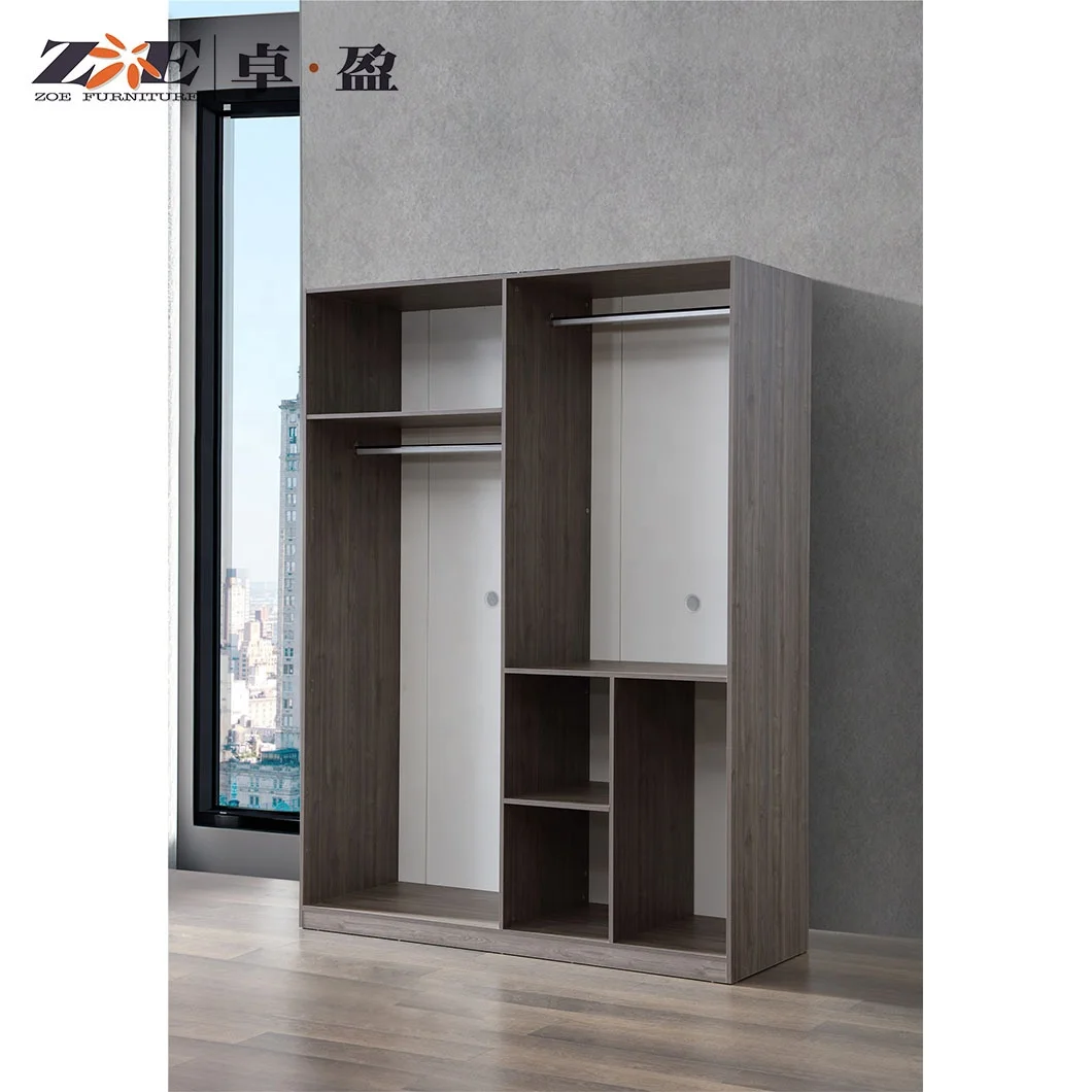 Modern smart furniture king bed frame design wooden bedroom set