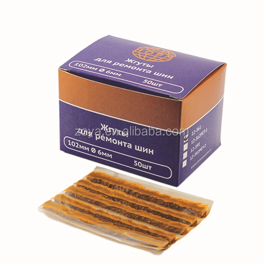 Car Accessories 100mm Length 5mm Diameter 12-351 Black Tire Insert Universal String Insert Tyre Repair Tool