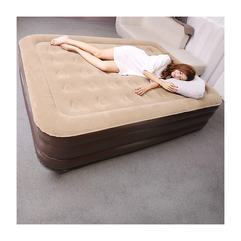 Factory Custom King Size Inflatable Air Bed Mattress Air Mattress Outdoor Inflatable Mattress