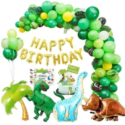Dinosaur Party Balloon Set birthday party balloon wreath balloon dinosaur cake decoration jungle tattoo paste
