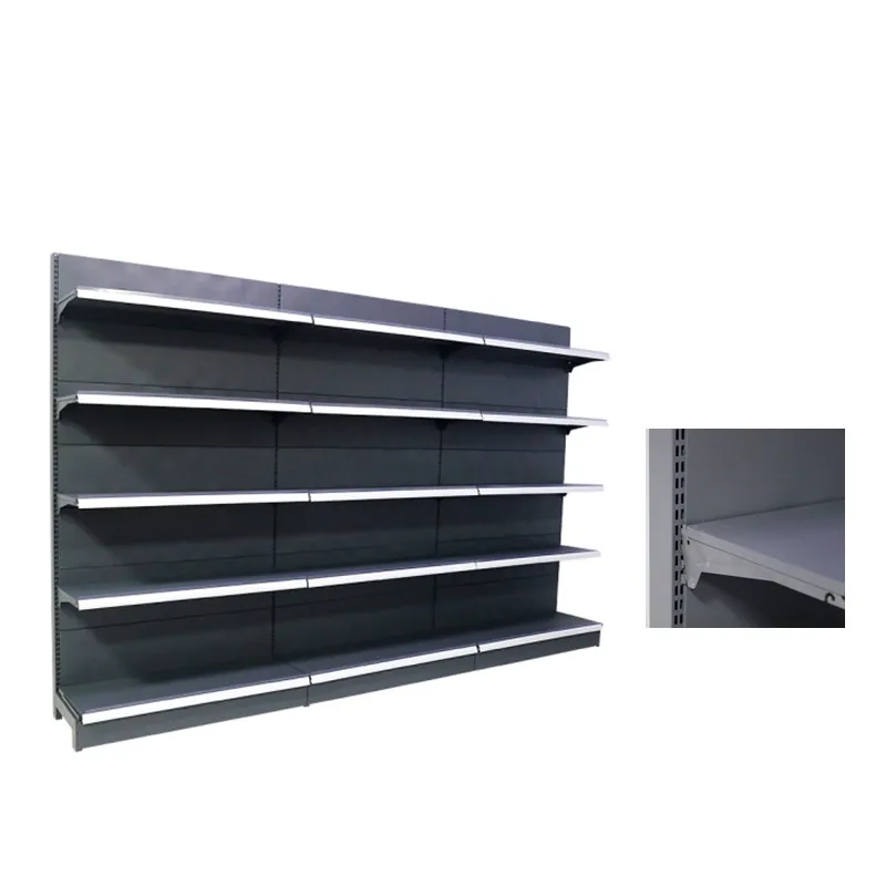 MX05 Metal Gondola Shelves For Supermarket bakery display racks