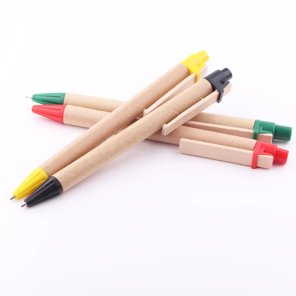 
Cheap kraft paper pen recycled paper pen recycled pen 