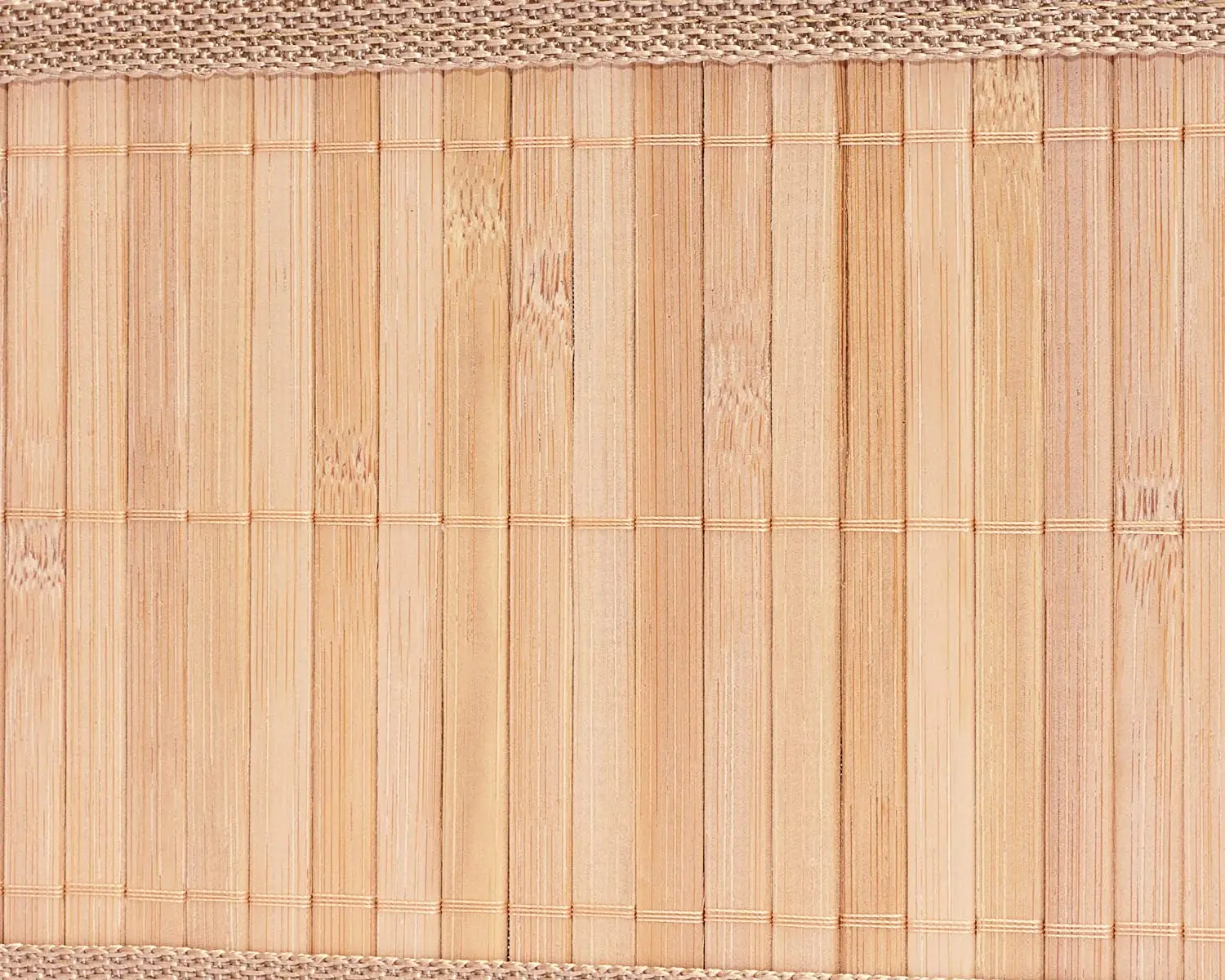 Bamboo Storage Baskets; All-Natural Organizer Bins with Fabric Liner on Inside; Boxes Great for Kitchen/living room