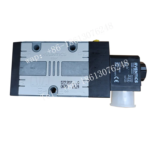 Aventics solenoid valve 5772070220 in stock Aventics 5772070220 Aventics valve body 577207 with 24VDC coil