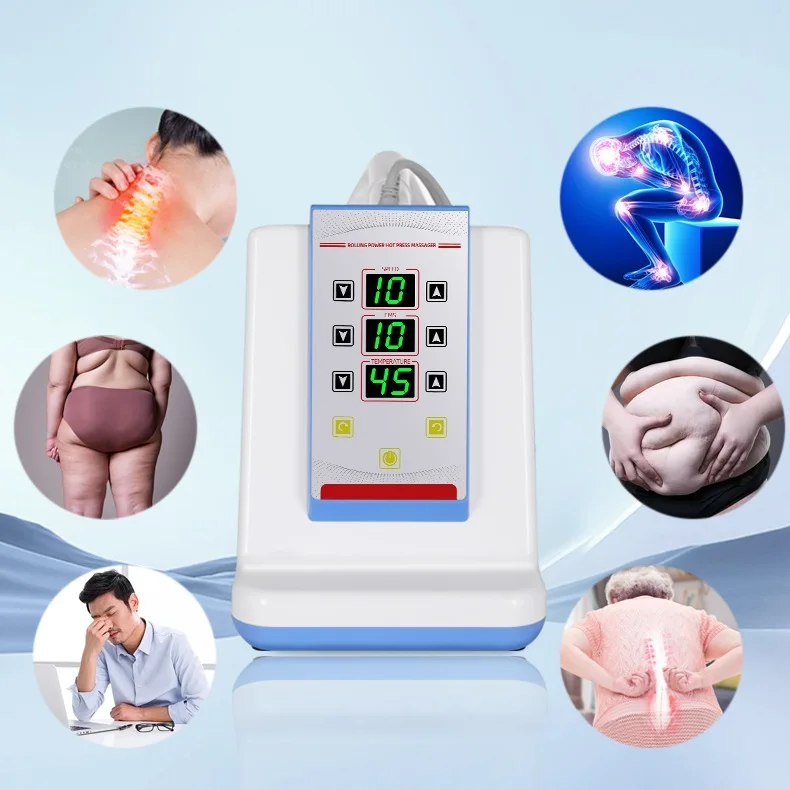 Newest Cellulite Slimming Lymphatic Drainage Massage Roller Rf Detox Slimming Machine