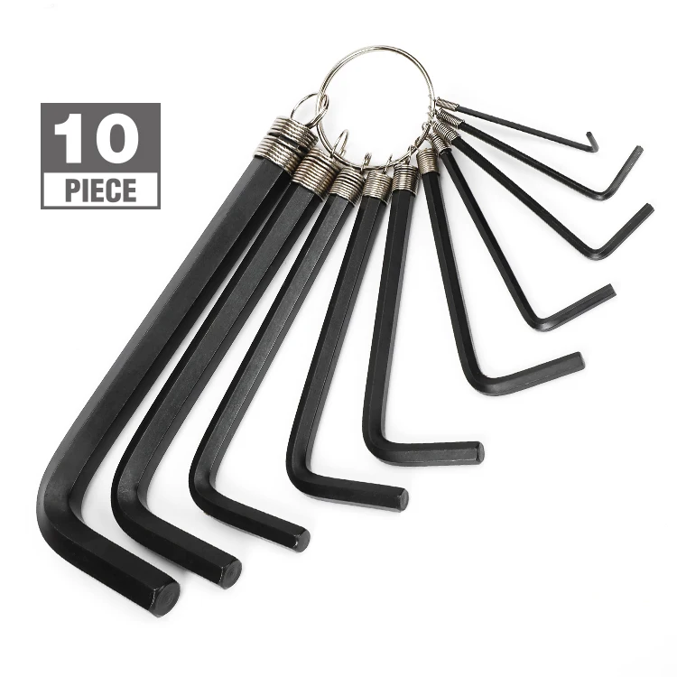 supplier price wholesale L type Allen Hex key flat end Metric size Imperial inch for Hexagon socket screw wrench