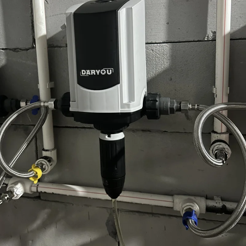 0.2-60L/h Super Flux Water driven Automatic Fertigation Dispenser Doser Hydroponic Chemical Fertilizer Injector Dosing Pump