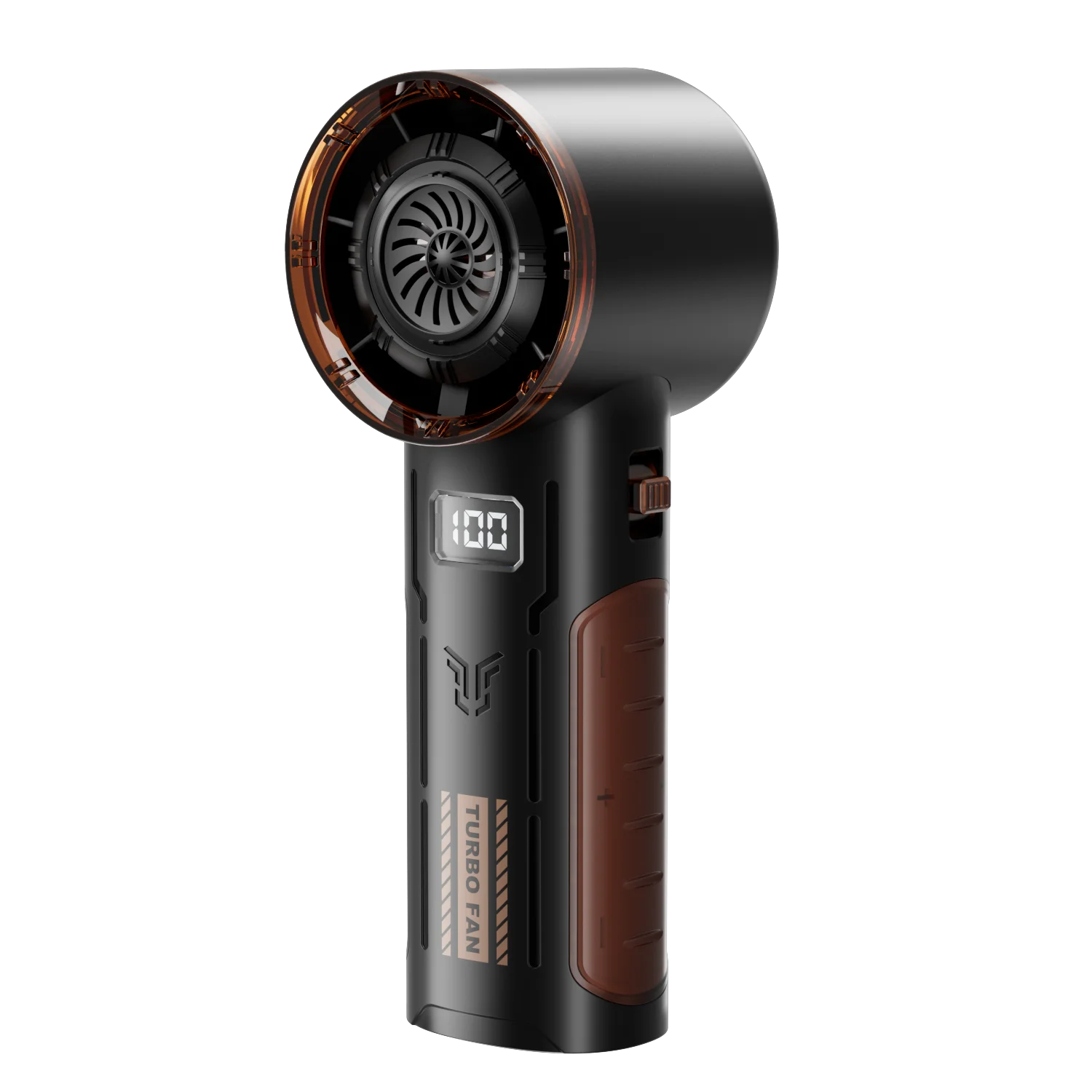 2024 New Handheld Portable Electric Fan High Speed Rechargeable Air Circular Hand Fan