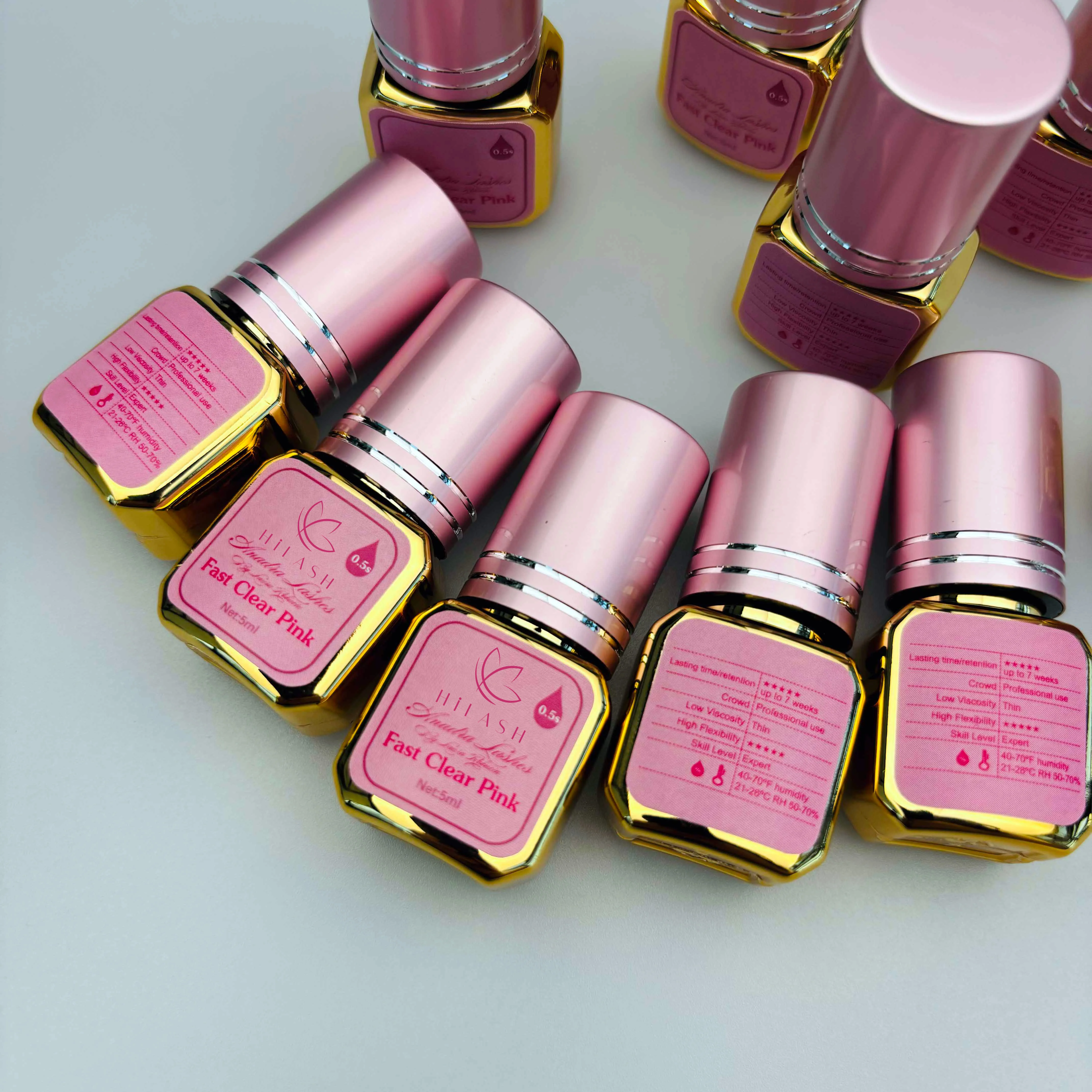 HiLASH Korean Waterproof Latex Free Oil Resistant Eye Lash Extension Glue Adhesive Lovely Eyelash Glue Supplier Wholesale