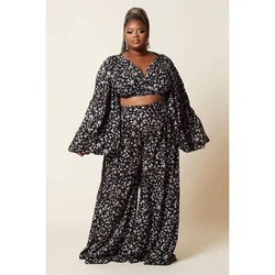 Lantern Long Sleeve Cardigan Set African Print Fabric African Women Casual Dress Wholesale Clothing South African