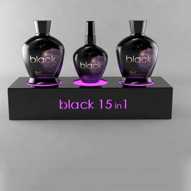 Customize design  Acrylic Lighted Cosmetic Display Counter Stand Holder  for Retail Store