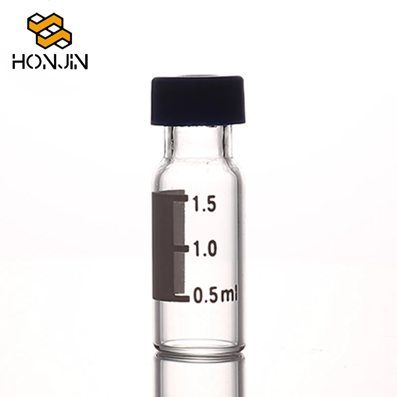 2ml clear HPLC glass vial mini bottle Chromatographic vial tubular