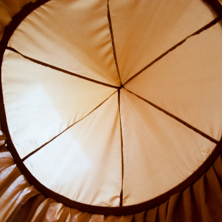 Golden Color Folding Bed Canopy Foldable Hanging Canopy Home Adults Children Use