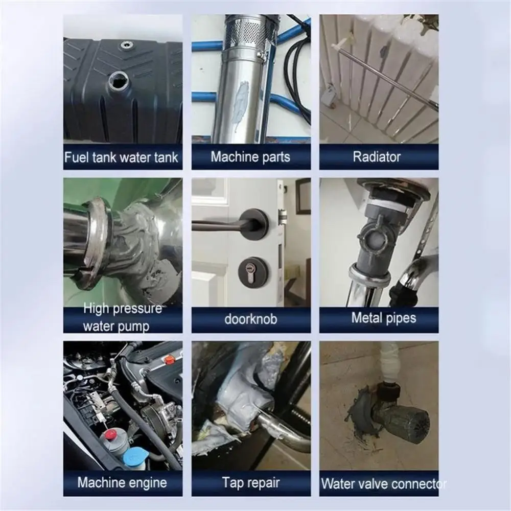 20g Quick-drying Casting Glue AB Glue Oil Tank Water Tank Metal Repair Agent Waterproof High Temperature Resistant Sealant