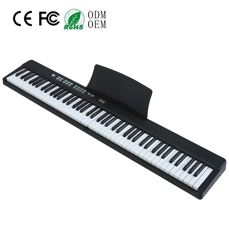Factory 88 Keyboard Folding Piano Electronic Piano Wholesale Midi Keyboard Portable Piano