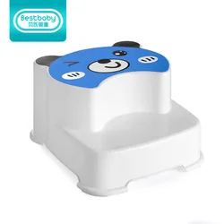 2021 Hot Sale Bathroom Baby Toilet Child Plastic Non Slip Step Ladder Stool Step Stool For Kids
