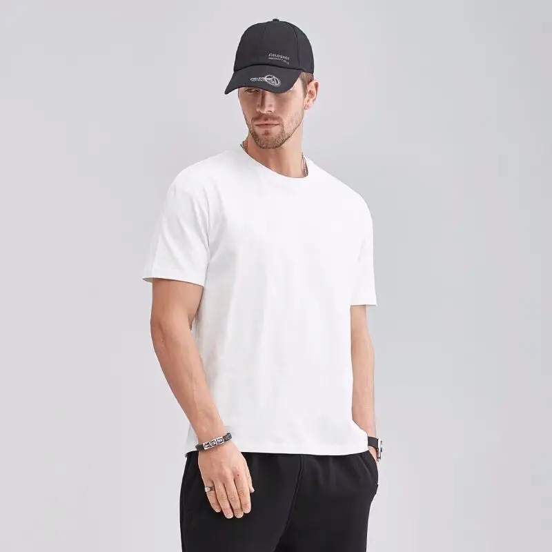 Оптовая продажа, оригинальная брендовая мужская футболка большого размера с принтом на заказ, футболка для бега, одежда для спортзала, Спортивная футболка для мужчин