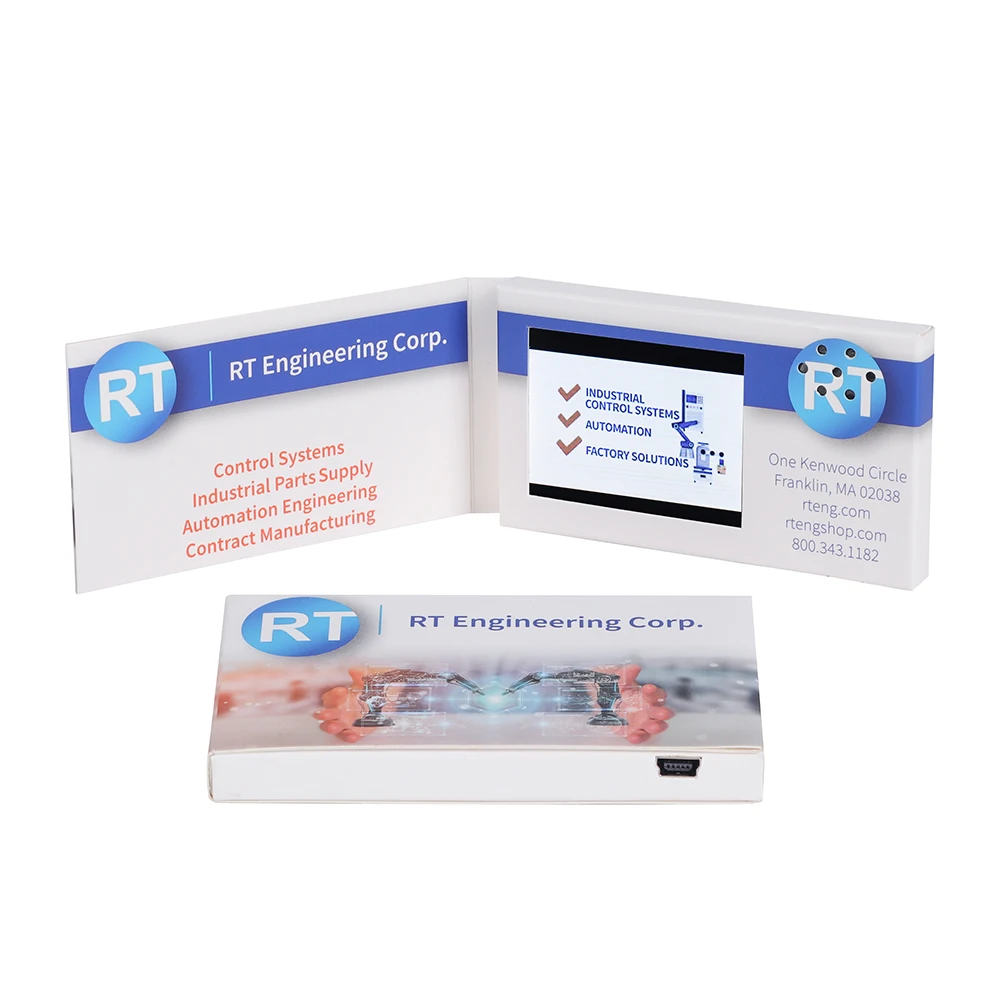 
2.4 inch mini digital Lcd Video brochure of advertising invitation 