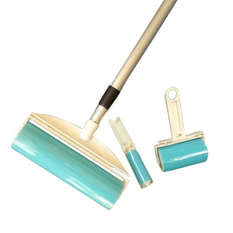 
Washing roller hair adhesive three-piece suit pet bed sheet hair removal brush carpet hair retractable cleaning brush 
