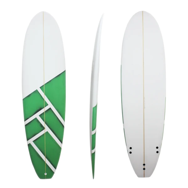 High quality PU material short surfboard with non-slip EVA foam pad