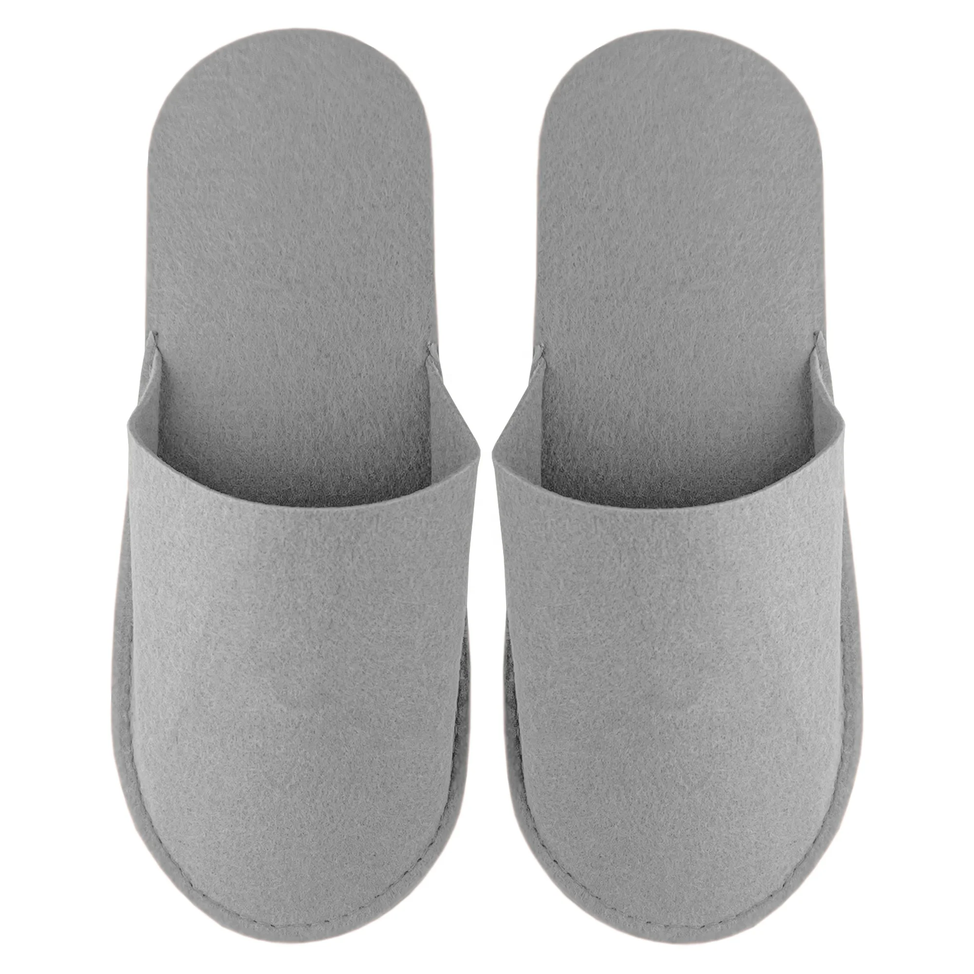 RPET Felt Sleepless Slippers Hotel Travel Perfect Wearable SL001 Promotional Gifts Custom Logo Sleepless Felt Slippers in Stock
