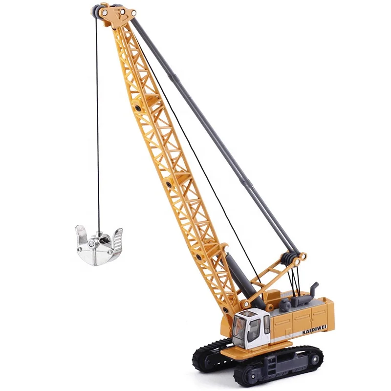 KDW 625015 сплав башенный кран Инженерная модель грузовика 1/87 масштаб имитация литой башни кабель экскаватор грузовик игрушка для детей