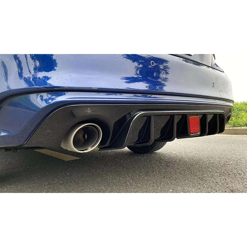 Автомобильные экстерьер аксессуары Запчасти обвесы PP пластиковый корпус из углеродного волокна 3 шт. передний бампер спойлер для Infiniti Q50 Q50S