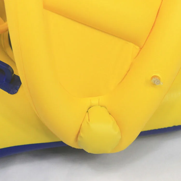 yellow color early education water play parent-child swimming ring with tent