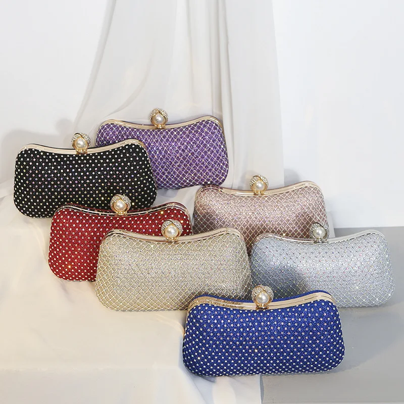 Evening bags party trendy bags for girls crystal clutch bag for women