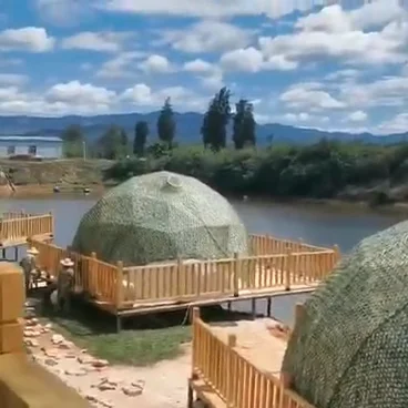 factory supply glamping star hotel dome tent dome shelter star tent gazebo outdoor tent