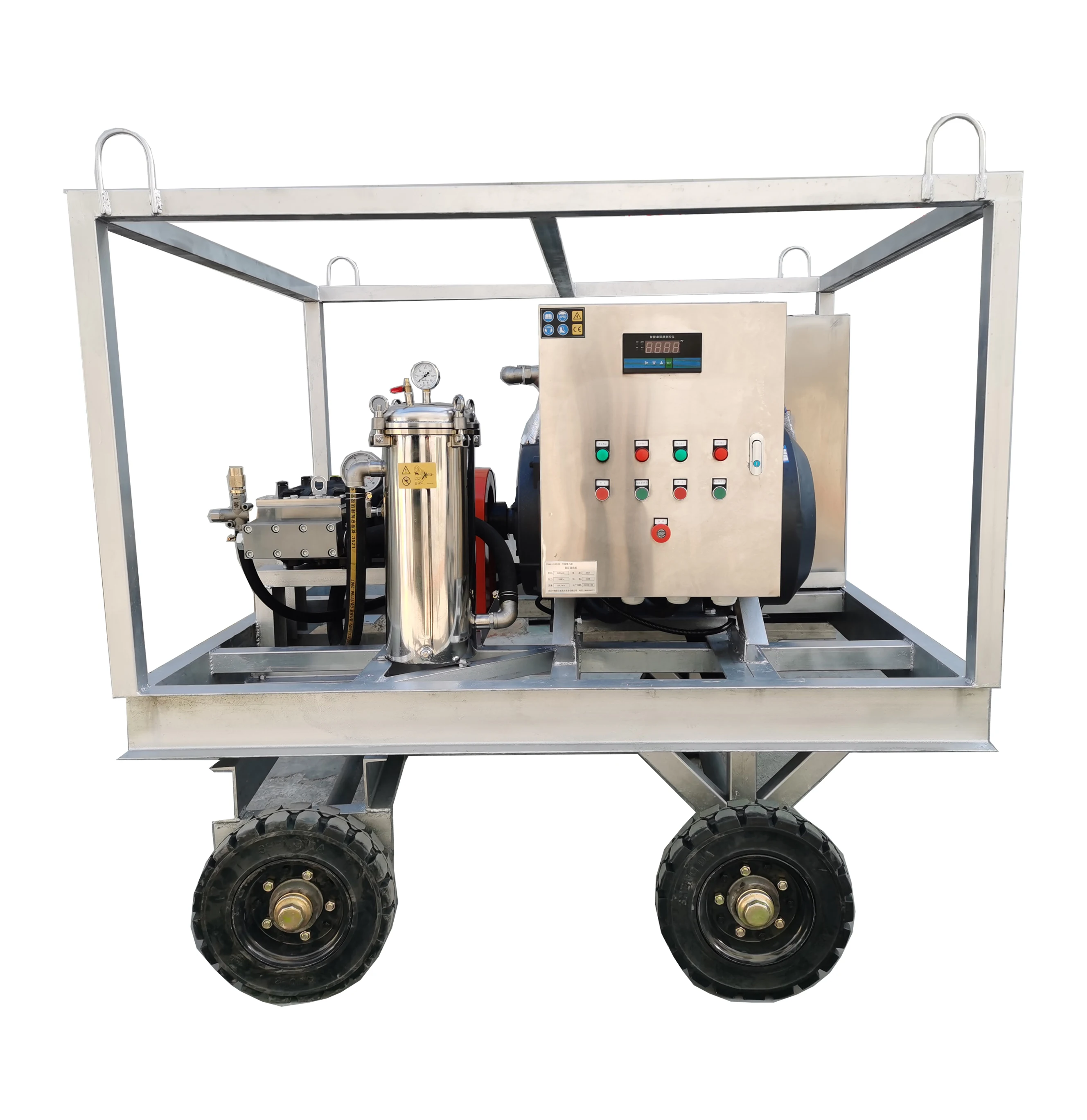 37KW 800bar 23LPM Multifunction Remove Paint And Rust Industrial Heavy Duty High Pressure Washer Water Jet Pump Cleaning Machine