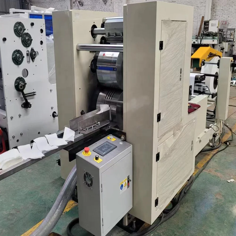 L Shape Type Folding Napkin Tissue Making Machine