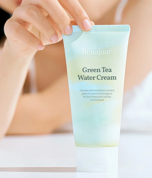 [CPNP/VEGAN] Green Tea Water Cream 100ml/3.38 Fl. oz - Moisturizing Facial Gel Cream for sensitive skin Daily hydrating