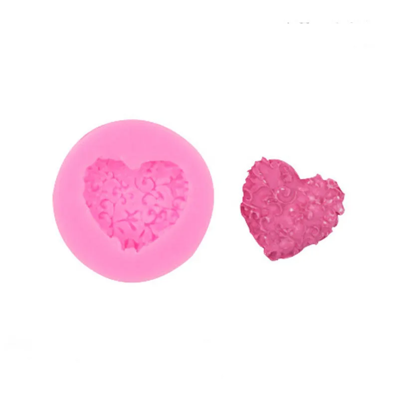 Pink Flower Heart Style 2025 Moulds New Toy DIY Custom 3D Soap Molding Mini Candle Machine Silicone Soft DIY Tools