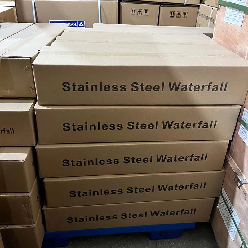 Factory Wholesale Water Cascade Water Fountain Indoor Outdoor Stainless Steel Waterfall