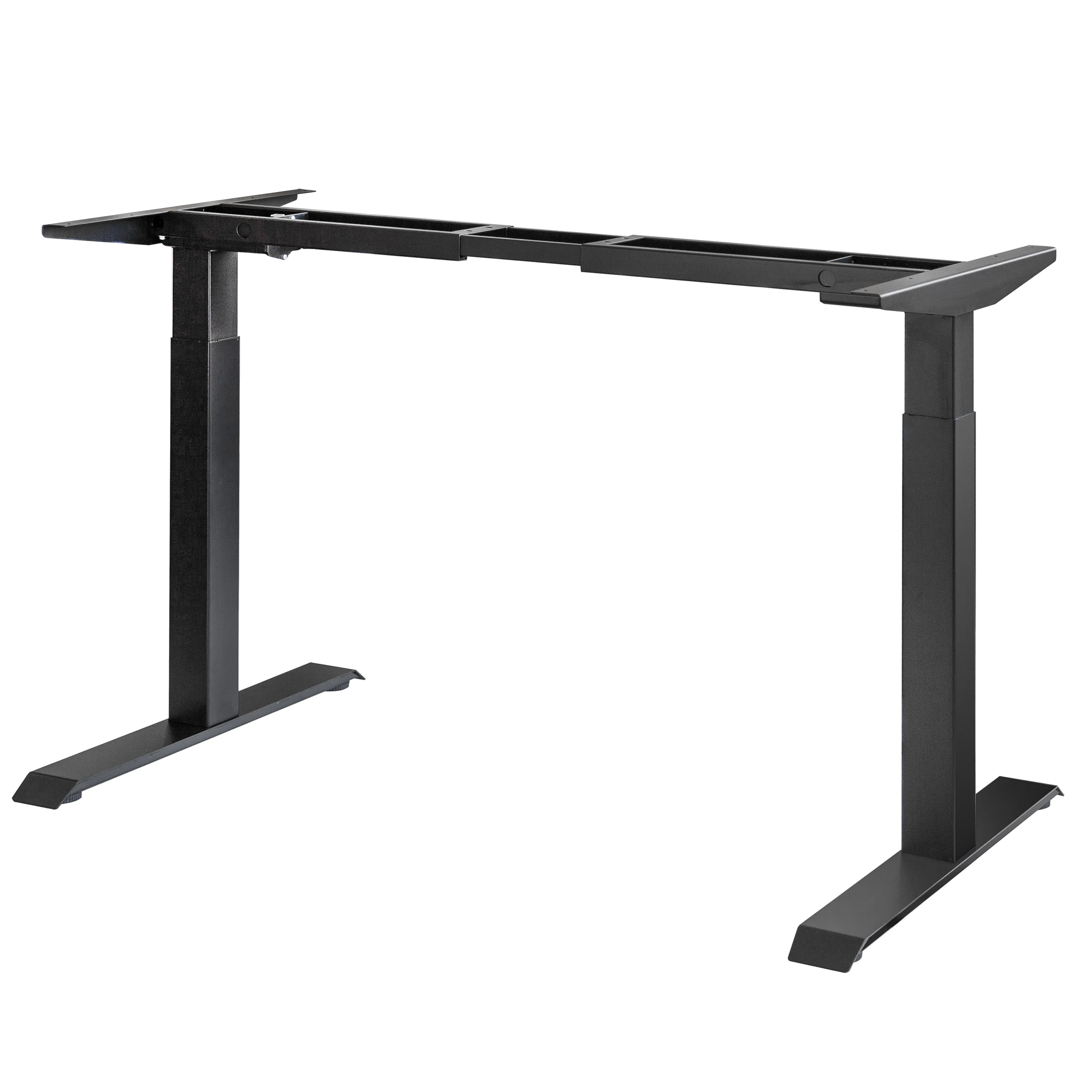 Ergonomic Dual Motor Metal Leg Computer Table Base Electric Height Adjustable Standing Desk Frame 2 Stages Lifting Work Table