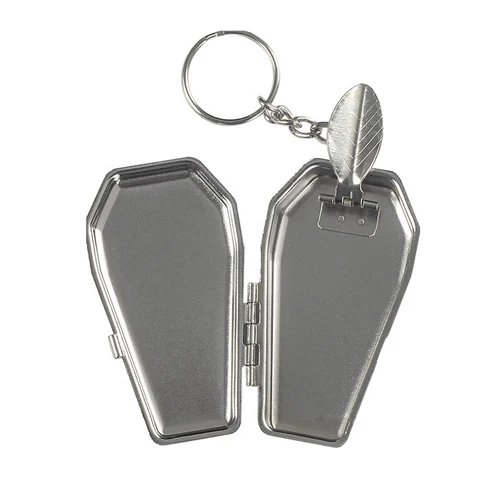 Нержавеющая пепельница с брелоком/Портативная пепельница с жести карманная пепельница