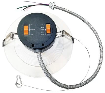 Ceiling fixtures extreme slim 22w 30w 38w 5 CCT and wattage changeable for home LED downlight