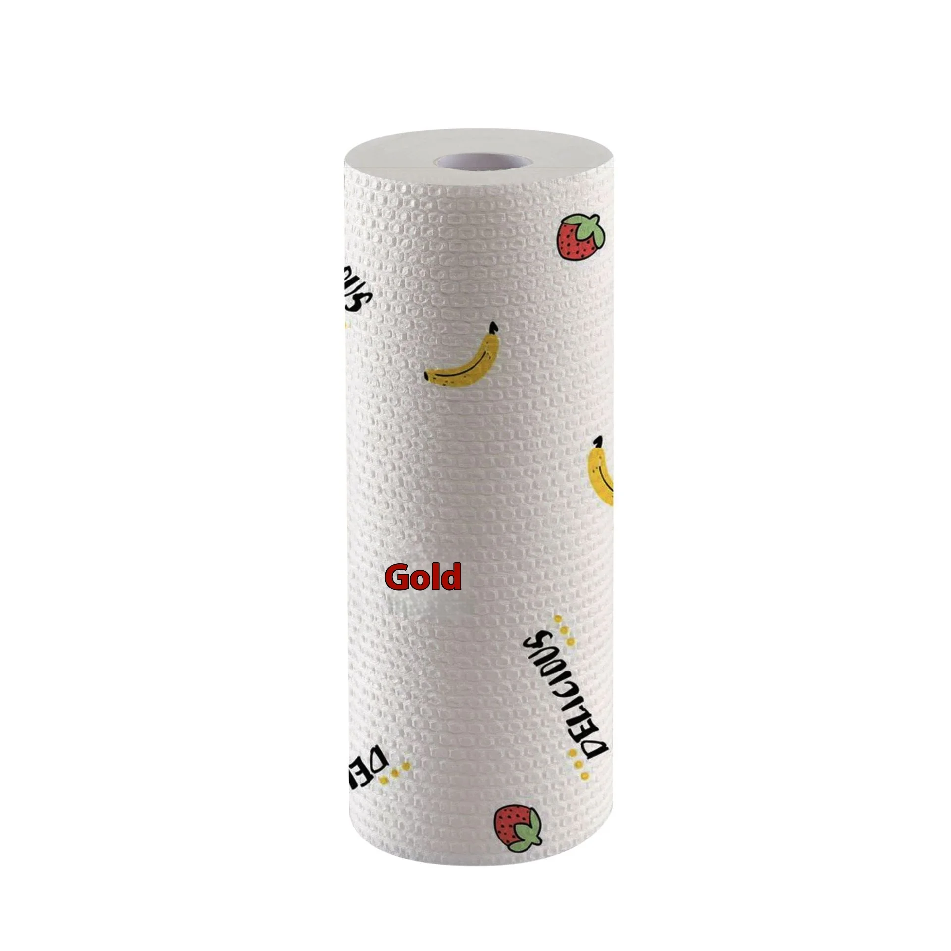 Special Kitchen Cleaning Cloth Disposable Paper Towel Wet/Dry Dishwashing Scouring Pad Thickened Lazy Rag Silk Screen Printing