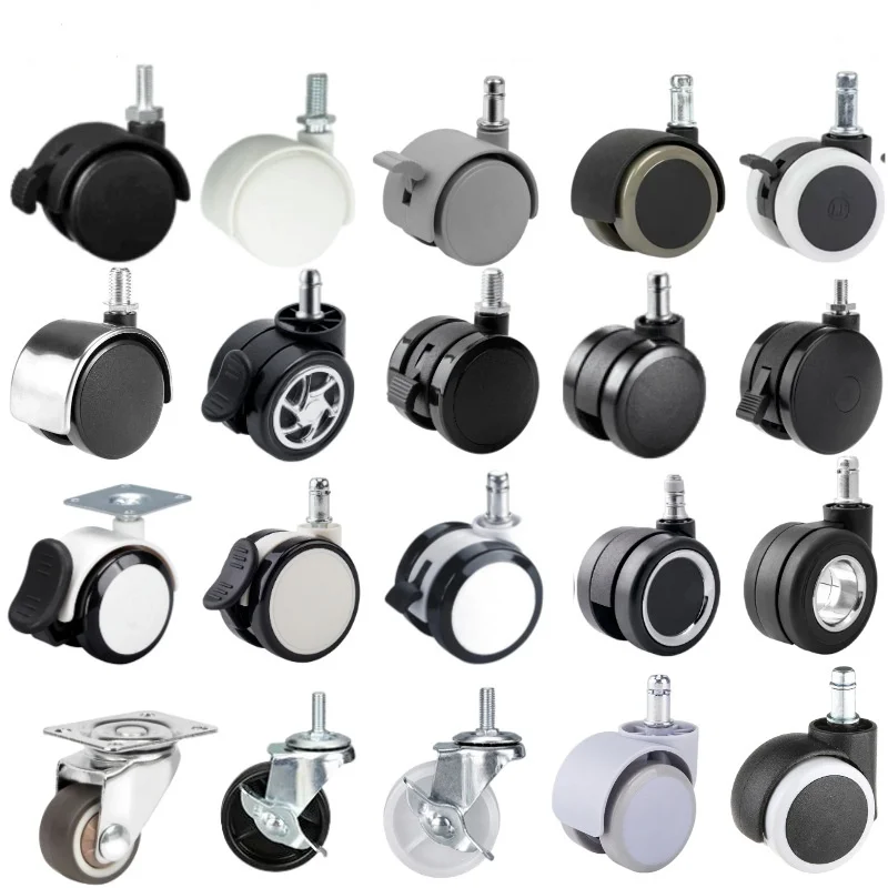 China made high quality factory wholesale professional production orange caster universal heavy duty cart wheels