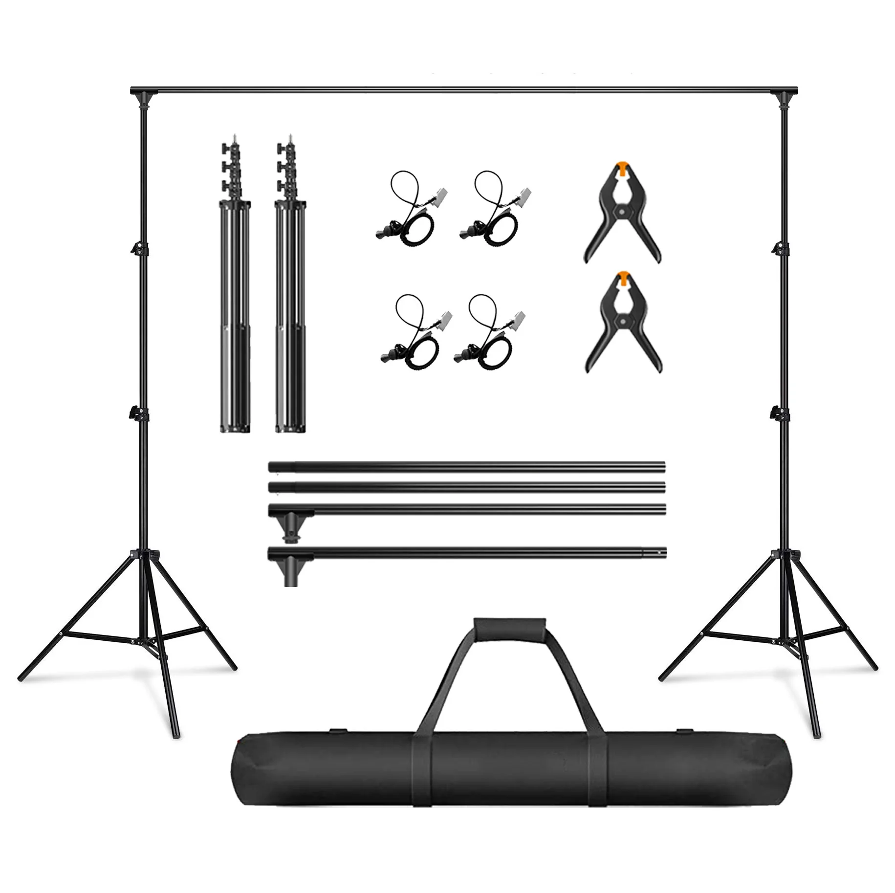 10 футов, Натяжная подставка для фотосъемки, труба и драпировка, подставка для фотосъемки, очень большой зеленый экран, подставка для фона